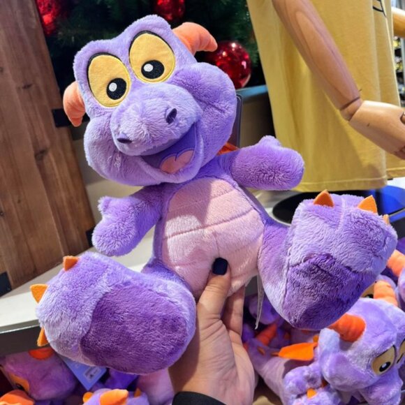 Disney FIGMENT Big Feet Plush 10" Stuffed Animal WDW EPCOT Dragon Mascot CUTE!! - Picture 4 of 6